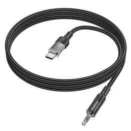 Cable AUX Jack 3,5 mm for USB C Hoco 1,2 m UPA27 black