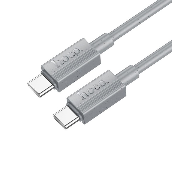 USB-C to USB-C cable Hoco 3A 60W 1 m X107 grey