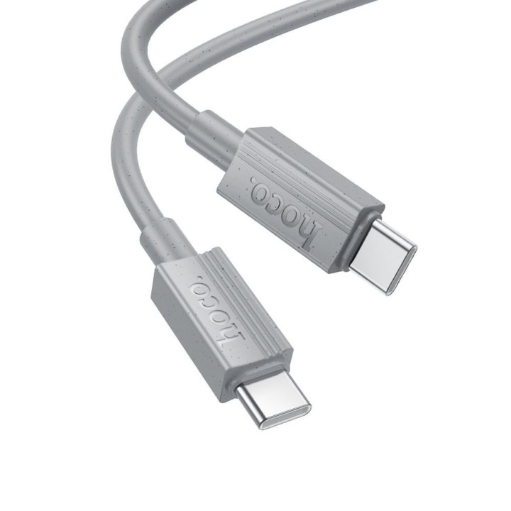USB-C to USB-C cable Hoco 3A 60W 1 m X107 grey