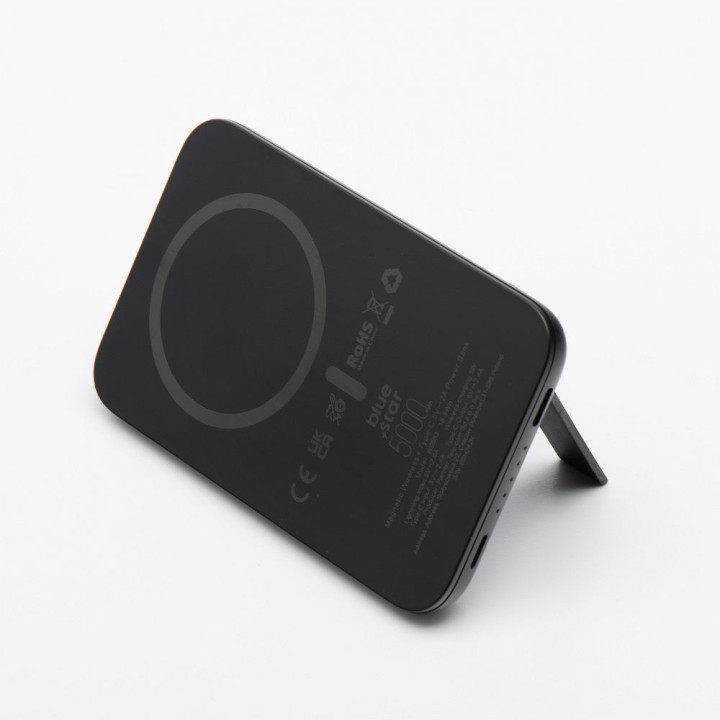Повербанк сумісний з MagSafe Blue Star W0553 2A 5W 5000 mAh чорний