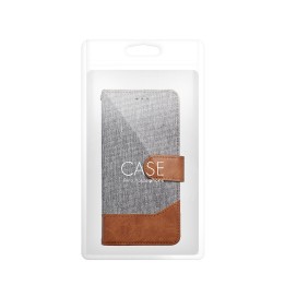 Etui z klapką na Samsung A15 4G / A15 5G Jeans Book szare