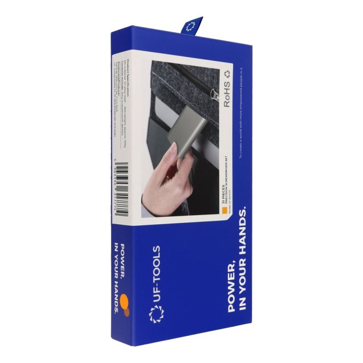 UF-TOOLS - precision screwdriver with interchangeable bits 31-in-1