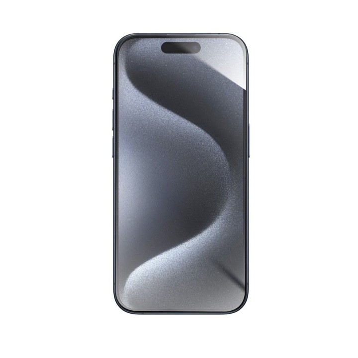 Стекло гибридное для iPhone 15 PRO Forcell Flexible 5D черное