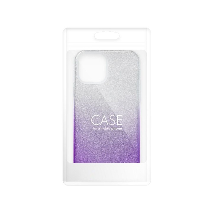 Etui na iPhone 7 PLUS / 8 PLUS Shining transparentne fioletowe