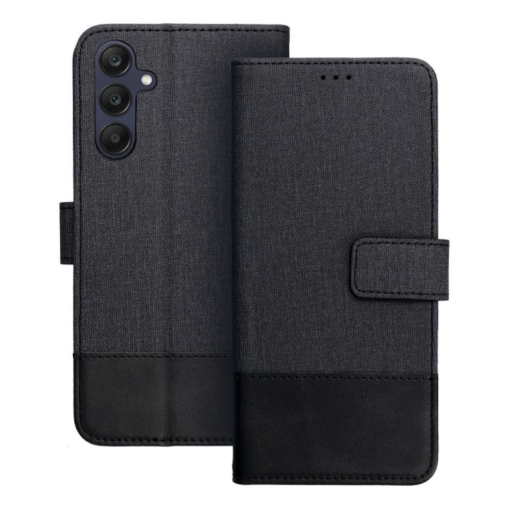 Flip case for Samsung A25 5G Gomma Book black