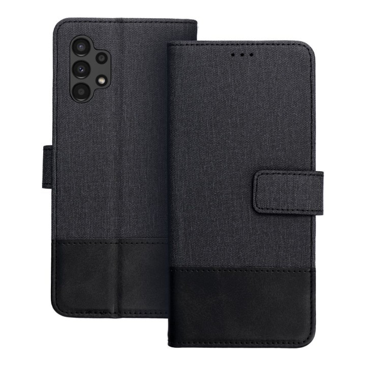 Flip case for Samsung A13 4G Gomma Book black