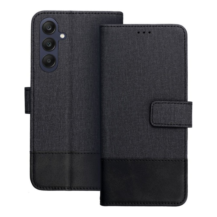 Flip case for Samsung A35 5G Gomma Book black