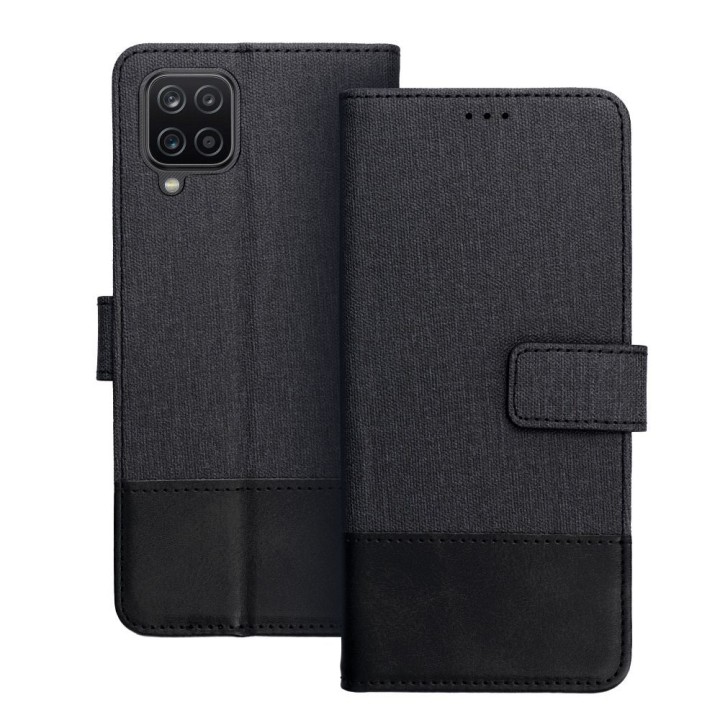 Flip case for Samsung A12 / M12 Gomma Book black