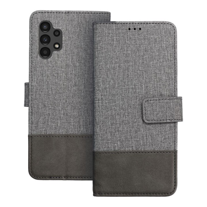 Flip case for Samsung A13 4G Gomma Book grey