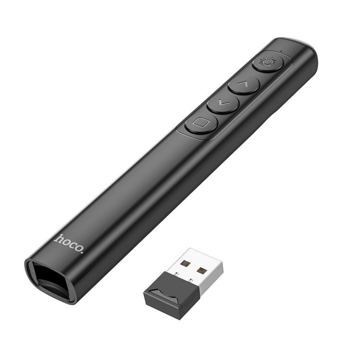 Wskaźnik laserowy bezprzewodowy Hoco bluetooth GM200 czarny