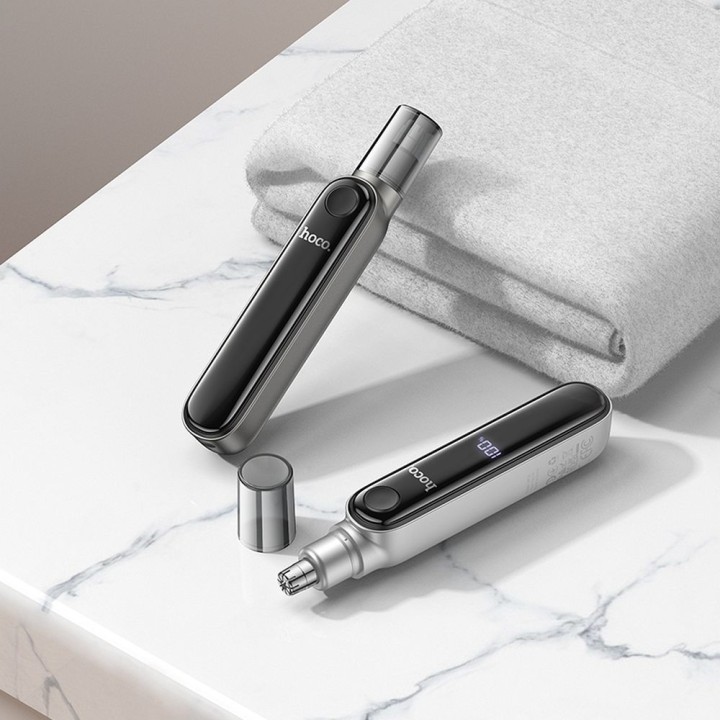 Nose trimmer Hoco with display HP33 silver