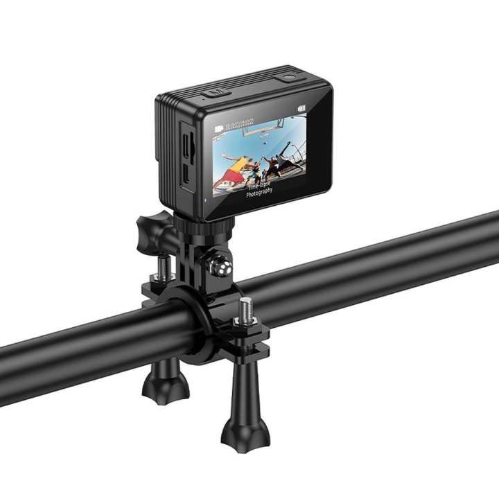 Sports camera Hoco with two displays 1,3" + 2" anti-shake IPS 4K/30fps DV102 black