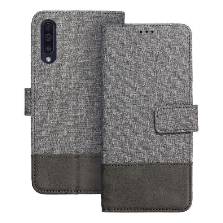 Flip case for Samsung A50 Gomma Book grey