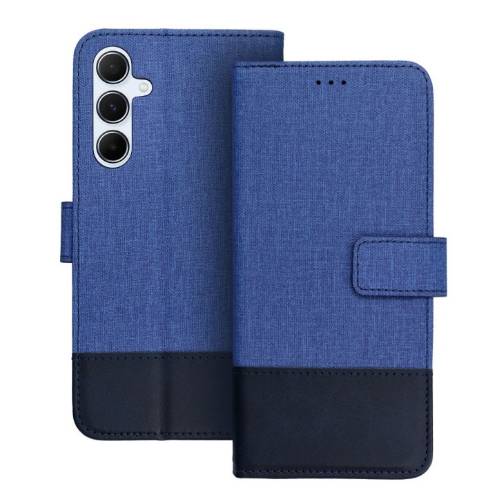 Etui z klapką na Samsung A55 5G Gomma Book niebieskie