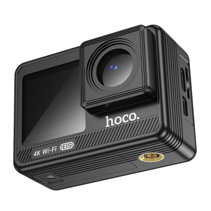 Sports camera Hoco with two displays 1,3" + 2" anti-shake IPS 4K/30fps DV102 black