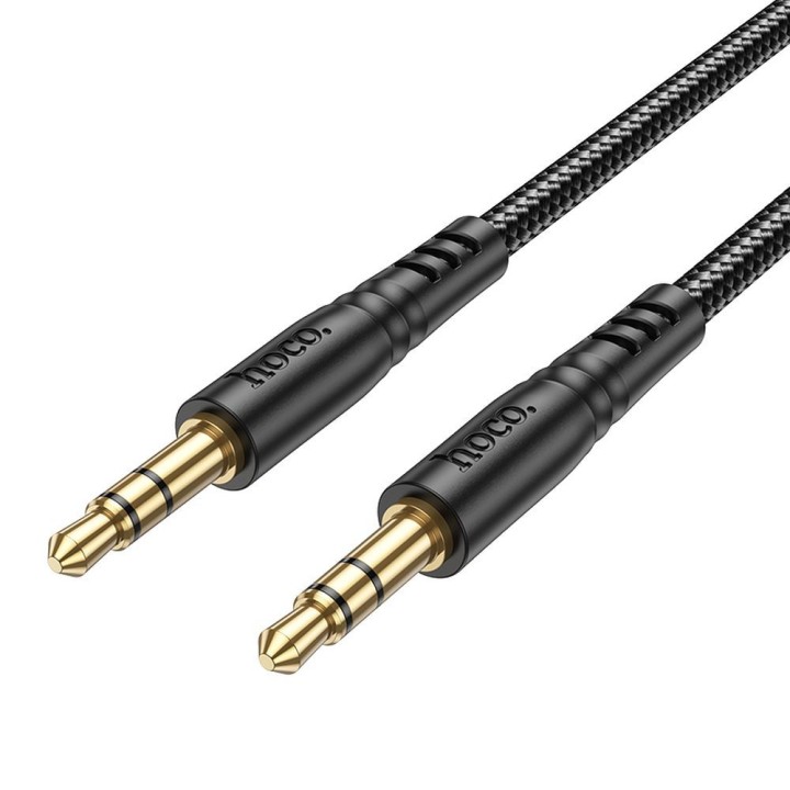 Кабель AUX Jack 3,5 mm для Jack 3,5 mm Hoco 1 m UPA24 черный