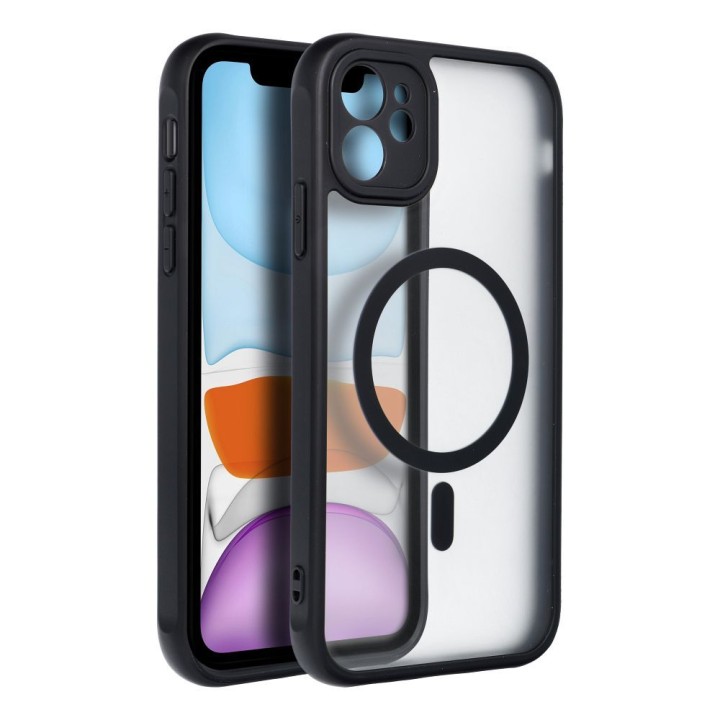 Case for iPhone 11 Full Matte Mag Cover compatible with MagSafe black