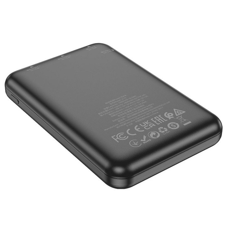 HOCO повербанк 5000 mAh 2A J115 чорний