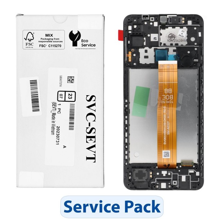 ServicePack Wyświetlacz LCD SAMSUNG A12 A127F GH82-26485A