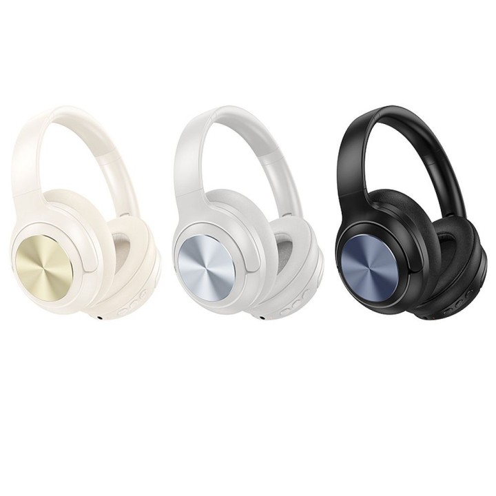 Wireless on-ear headphones Hoco ANC W54 grey