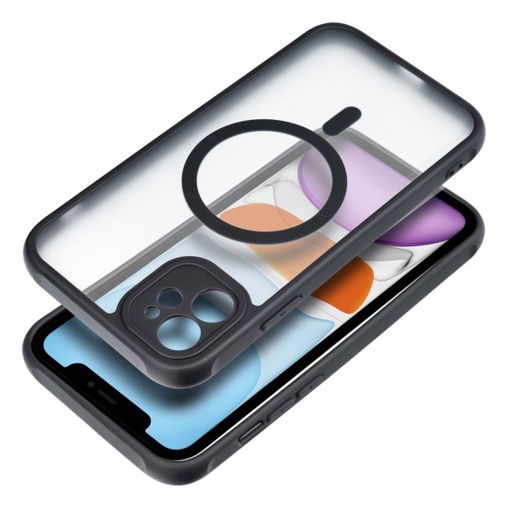 Case for iPhone 11 Full Matte Mag Cover compatible with MagSafe black