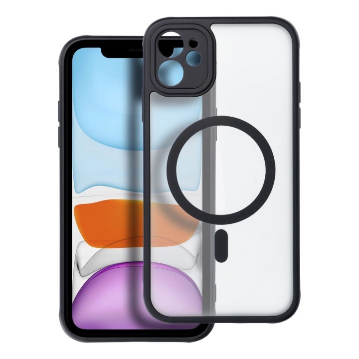 Case for iPhone 11 Full Matte Mag Cover MagSafe compatible black