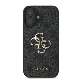 GUESS futerał do IPHONE 16 GUHCP16S4GMGGR (4G PU Big Logo) czarny