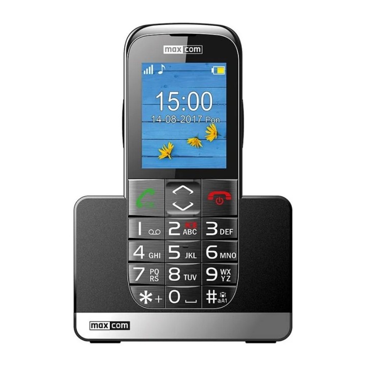 MAXCOM телефон для пожилых людей MM720 SE черный