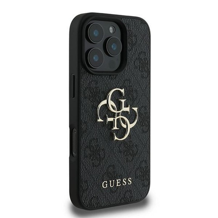 GUESS чохол для IPHONE 16 Pro GUHCP16L4GMGGR (4G PU Big Logo) чорний