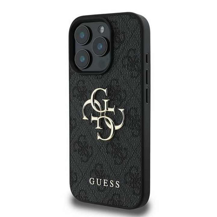 GUESS чохол для IPHONE 16 Pro GUHCP16L4GMGGR (4G PU Big Logo) чорний