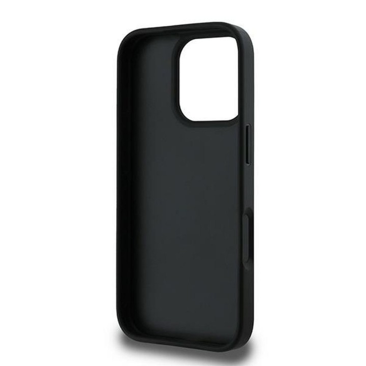 GUESS чехол для IPHONE 16 Pro GUHCP16L4GMGGR (4G PU Big Logo) черный