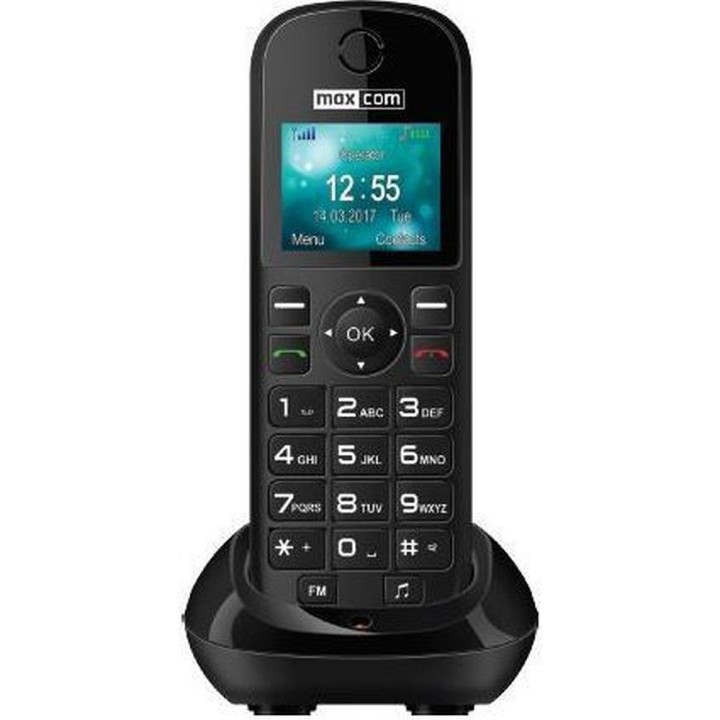 MAXCOM phone for seniors MM35D SE black