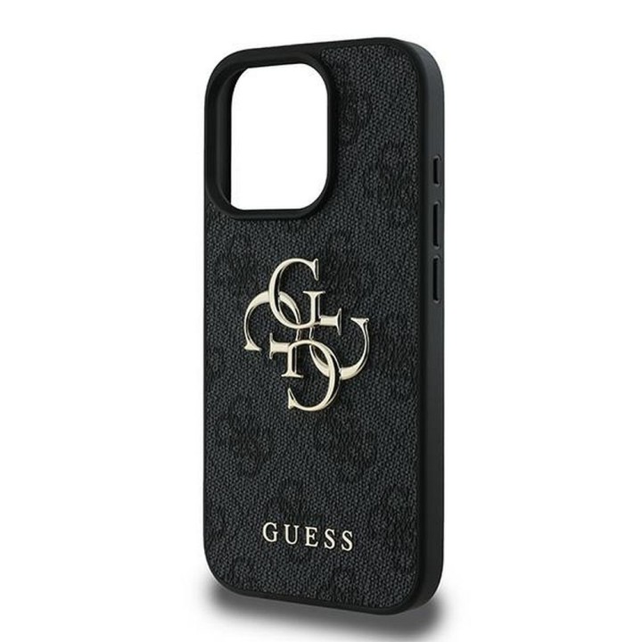 GUESS чохол для IPHONE 16 Pro GUHCP16L4GMGGR (4G PU Big Logo) чорний