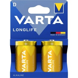VARTA alkaline battery R20 (type D) Longlife 2 pcs