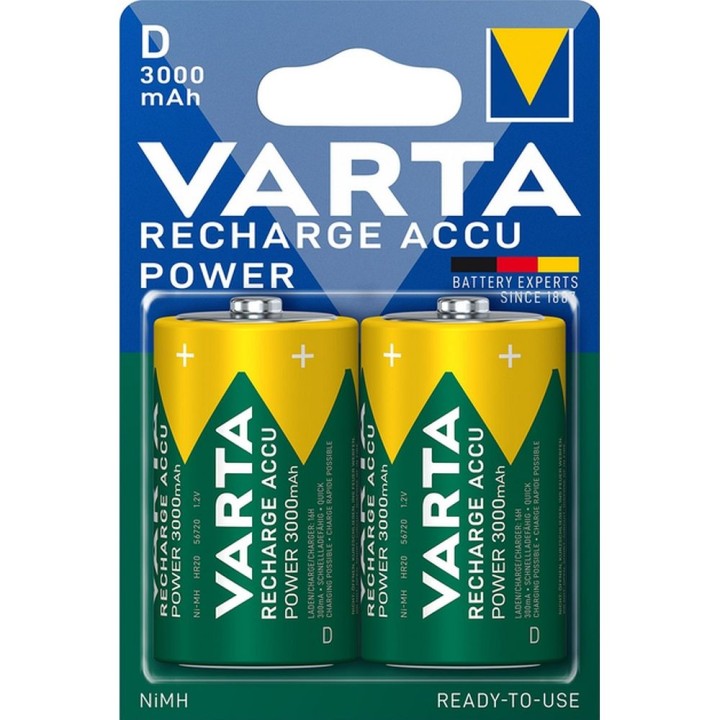 VARTA аккумулятор R20 (тип D) 3000mAh Accu Power 2 шт