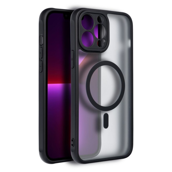 Чохол для iPhone 13 PRO MAX Full Matte Mag Cover сумісний із MagSafe чорний