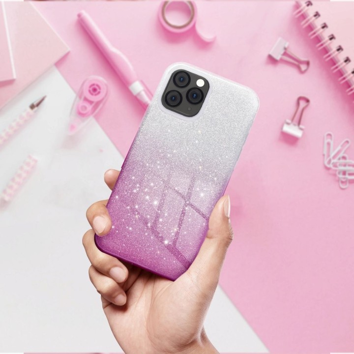 Case for Samsung A16 5G / A16 4G Shining transparent pink