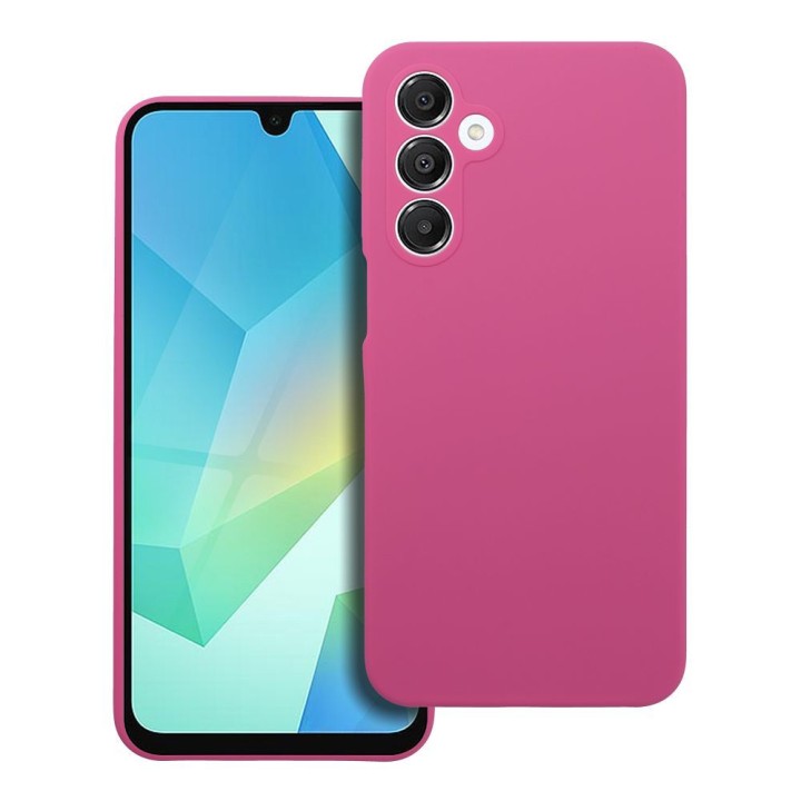 Чехол для Samsung A16 5G / A16 4G Silicone 2mm (camera protection) розовый