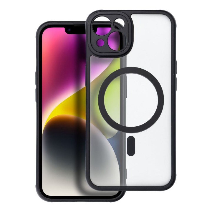 Etui na iPhone 14 Full Matte Mag Cover zgodne z MagSafe czarne
