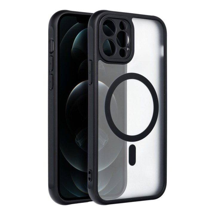 Case for iPhone 12 PRO Full Matte Mag Cover MagSafe compatible black