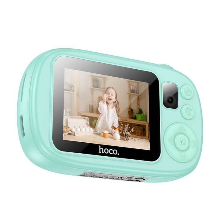Digital camera for kids with selfie function Hoco 1MP 2,0" HD Ready DV205 blue 0INT
