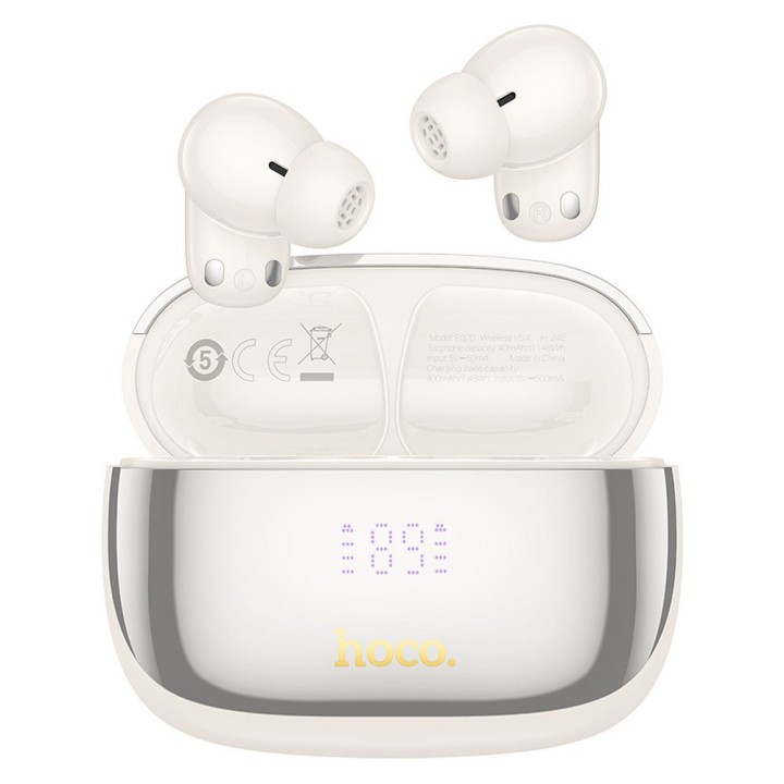 Wireless in-ear headphones Hoco TWS ANC + ENC EQ20 white