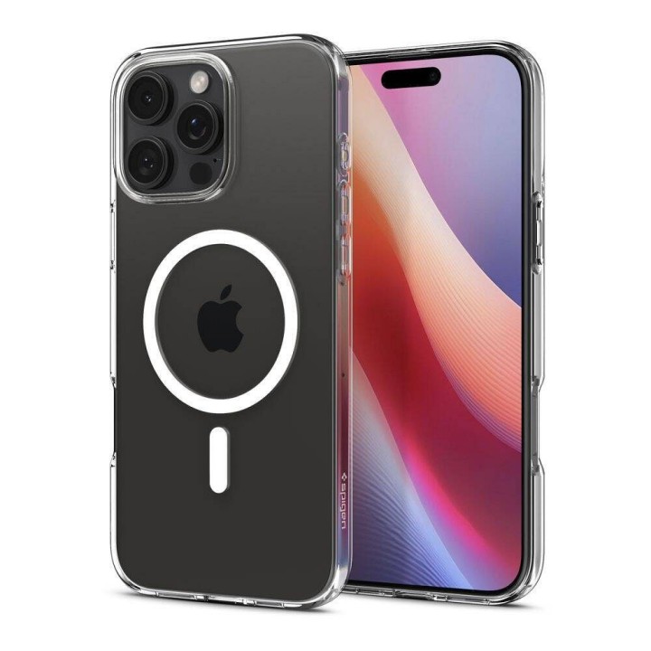 SPIGEN case LIQUID CRYSTAL MAG compatible with MagSafe for IPHONE 16 Pro transparent
