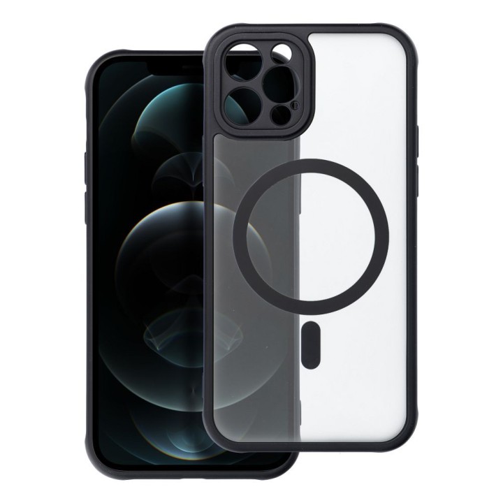 Чохол для iPhone 12 PRO Full Matte Mag Cover сумісний із MagSafe чорний