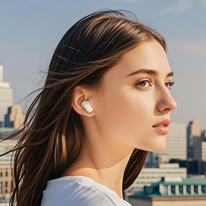 Wireless in-ear headphones Hoco TWS ANC + ENC EQ20 white