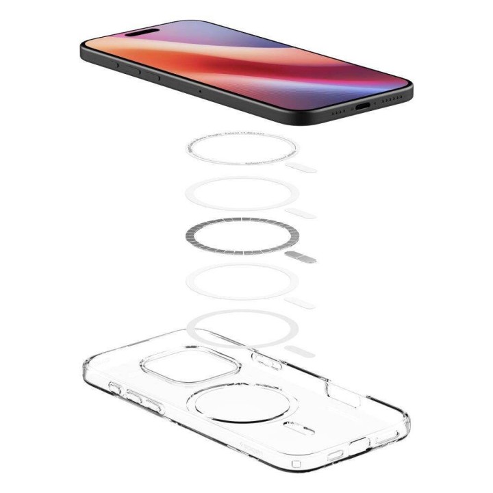 SPIGEN case LIQUID CRYSTAL MAG compatible with MagSafe for IPHONE 16 Pro transparent