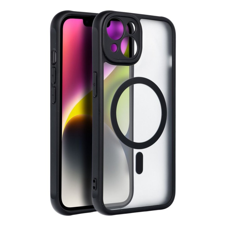 Чохол для iPhone 14 Full Matte Mag Cover сумісний з MagSafe чорний