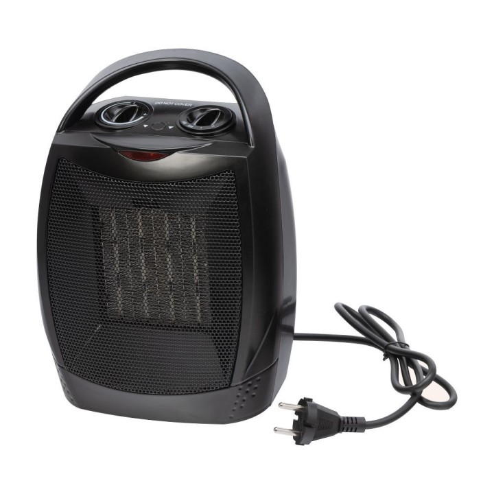 Керамічний тепловентилятор 1500W RC-K-398 чорний