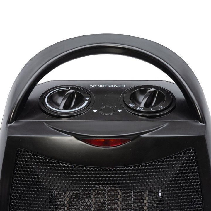Керамічний тепловентилятор 1500W RC-K-398 чорний