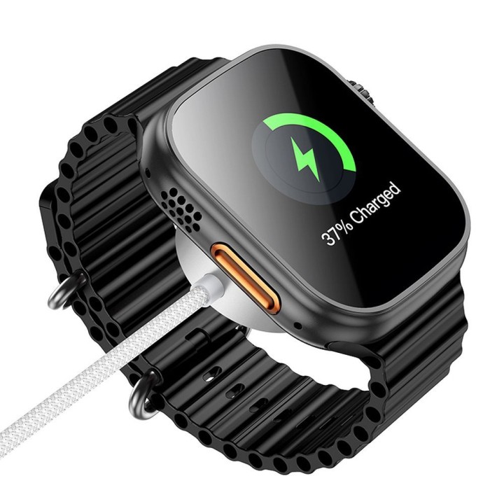 Wireless charger Hoco 2,5W USB C compatible with Apple Watch and Samsung Watch CW59 white